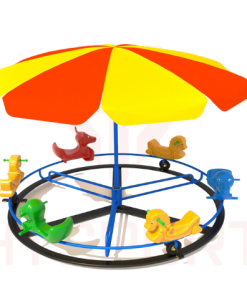 Đu quay 6 giống 3 bàn đạp HT20348