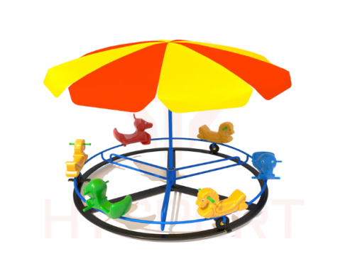 Đu quay 6 giống 3 bàn đạp HT20348